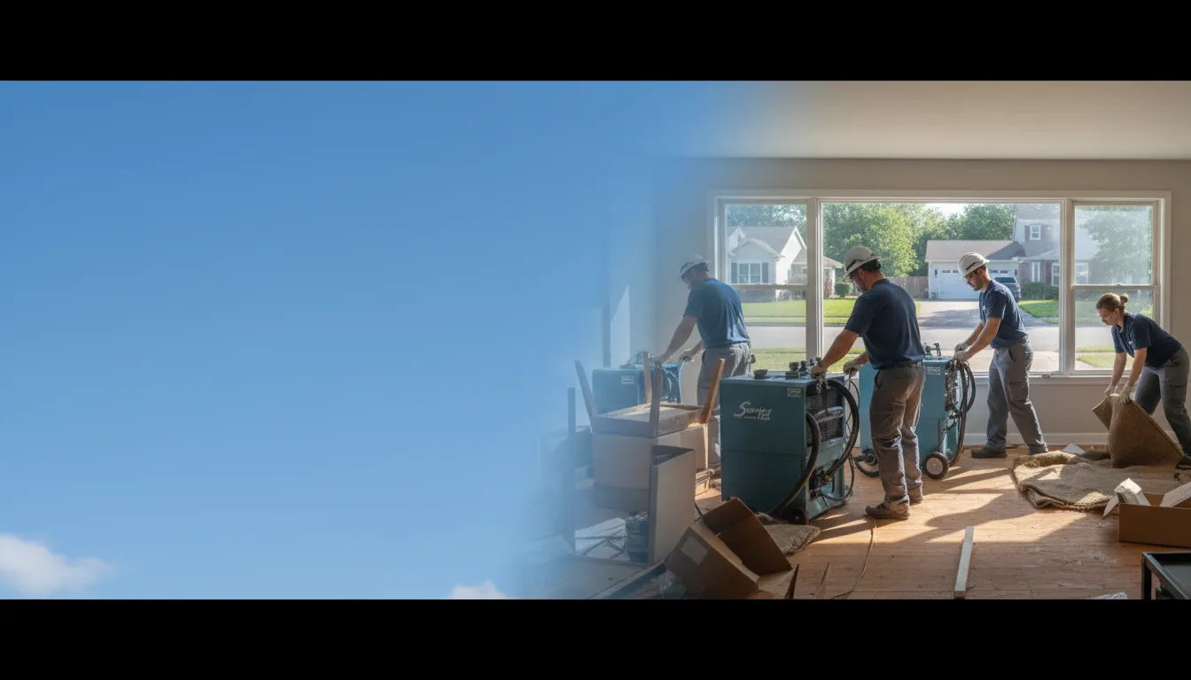 Flood Restoration in Frisco, TX near me